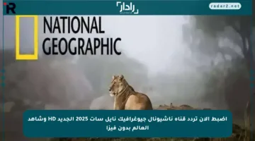 اضبط الآن تردد قناة ناشيونال جيوغرافيك نايل سات 2025 الجديد HD وشاهد العالم بدون فيزا